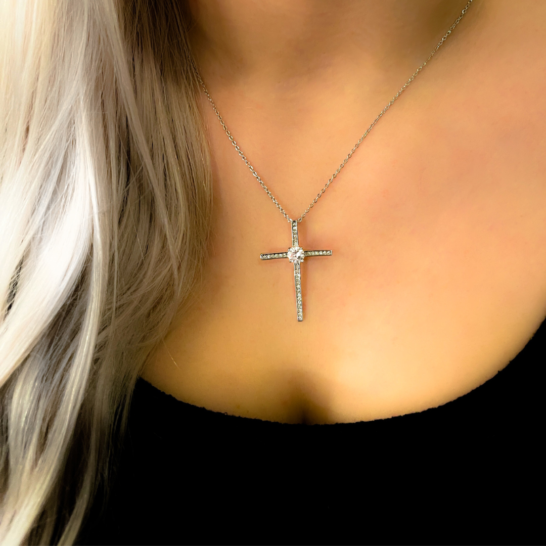 (Almost Sold Out) Gem Cross Pendant