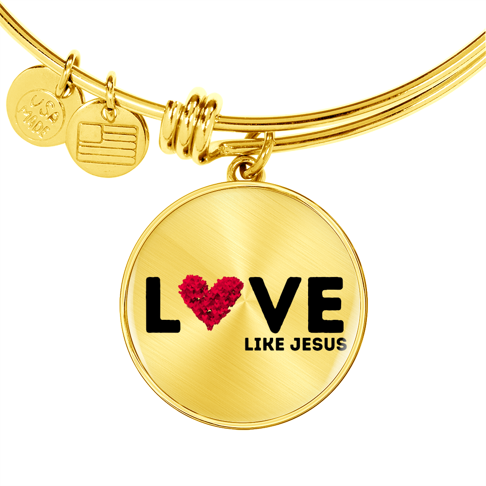 Love Like Jesus Bangle Bracelet