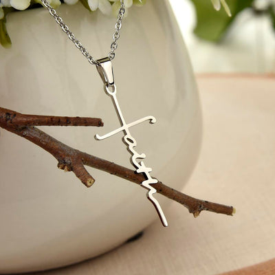 (Almost Sold Out) Faith Cross Pendant